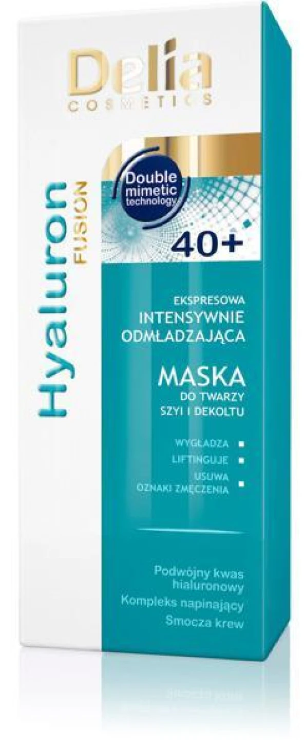 Delia Hyaluron Fusion 40+ Yenileyici Yüz ve Boyun Maske 30 ml