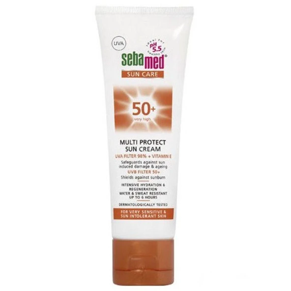 Sebamed Sun Care Suya Dayanıklı SPF 50+ Çok Yönlü Koruyucu Güneş Kremi 75 ml