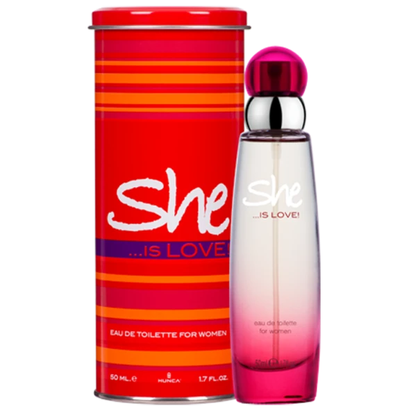 Hunca She Love Edt 50 ml Kadın Parfümü