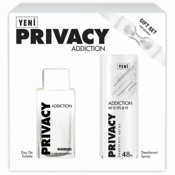 Privacy Addiction EDT 100 ml + 150 ml Deodorant Bayan Parfüm Set