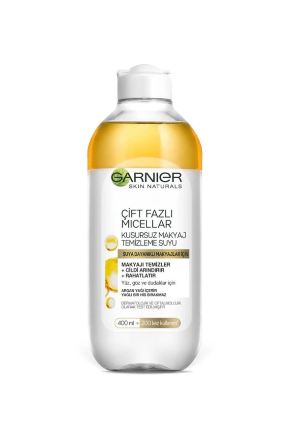 Garnier Çift Fazlı Micellar Gold Kusursuz Makyaj Temizleme Suyu 400 Ml - Resim 2