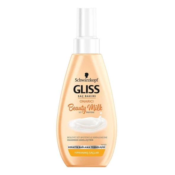 Glıss Beauty Milk Onarıcı Güzellik Sütü Yıpranmış Saçlar 150 Ml