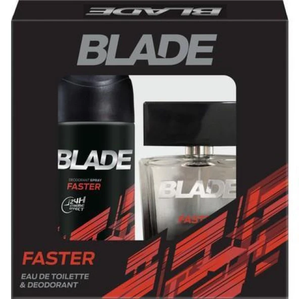 Blade Faster Set Edt 100 Ml + Deodorant 150 Ml Erkek Parfüm Seti