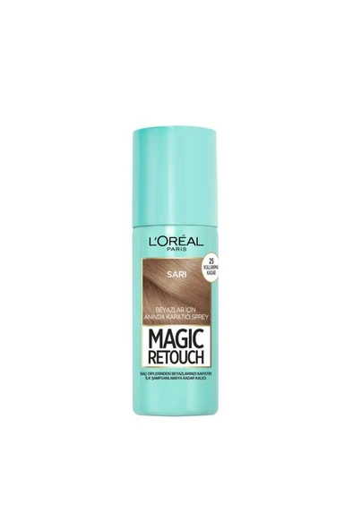 LOREAL Magic Retouch Sarı Sprey Saç Dip Boyası - Resim 3