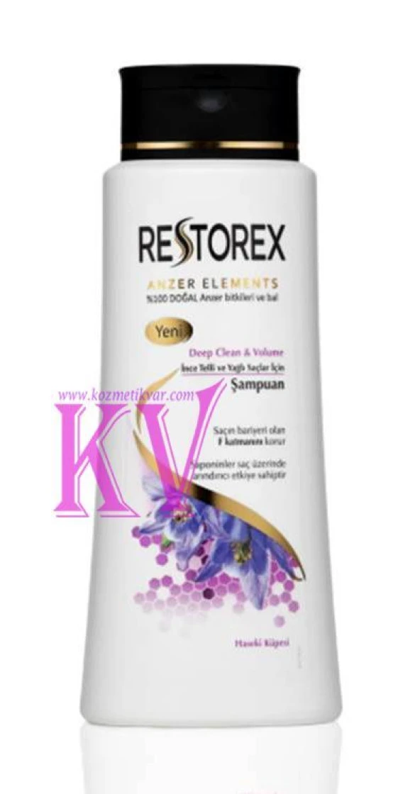 Restorex Şampuan 500 ml Arındırıcı İnce Telli Yağlı Saçlar
