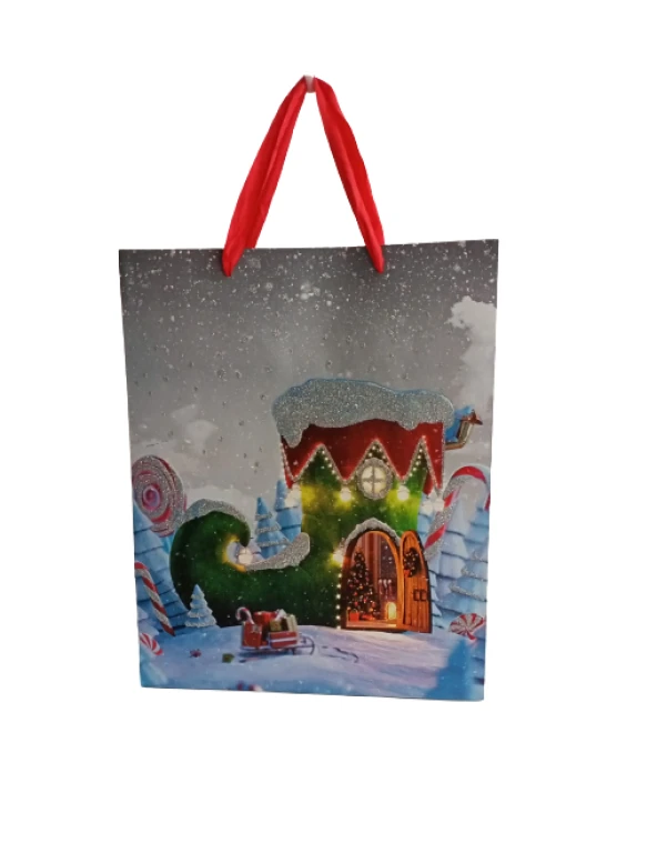 YILBAŞI KARTON ÇANTA SİMLİ AYAKKABI EV 32*26