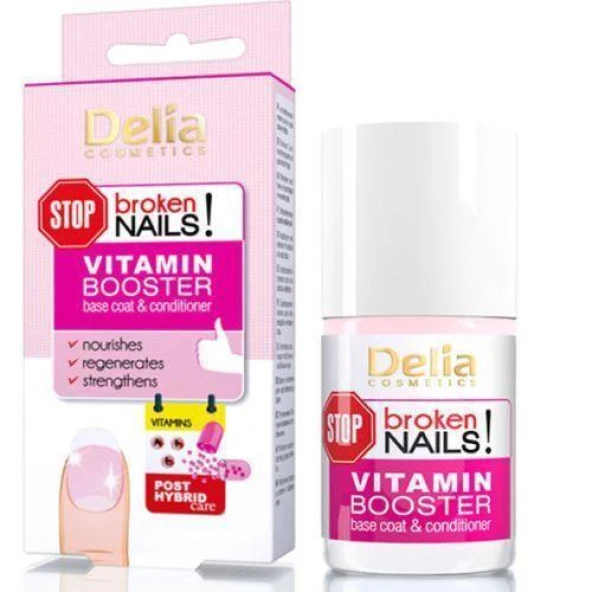 Delia Stop Vitamin BoosterTırnak Bakım Kremi 11 ml