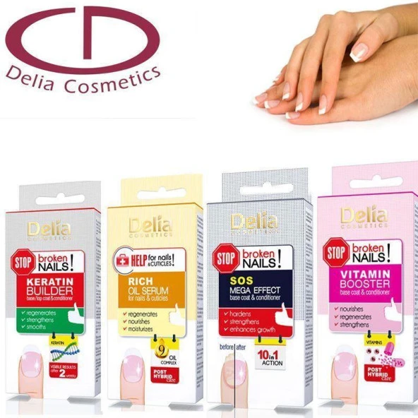 Delia Stop Vitamin BoosterTırnak Bakım Kremi 11 ml - 2