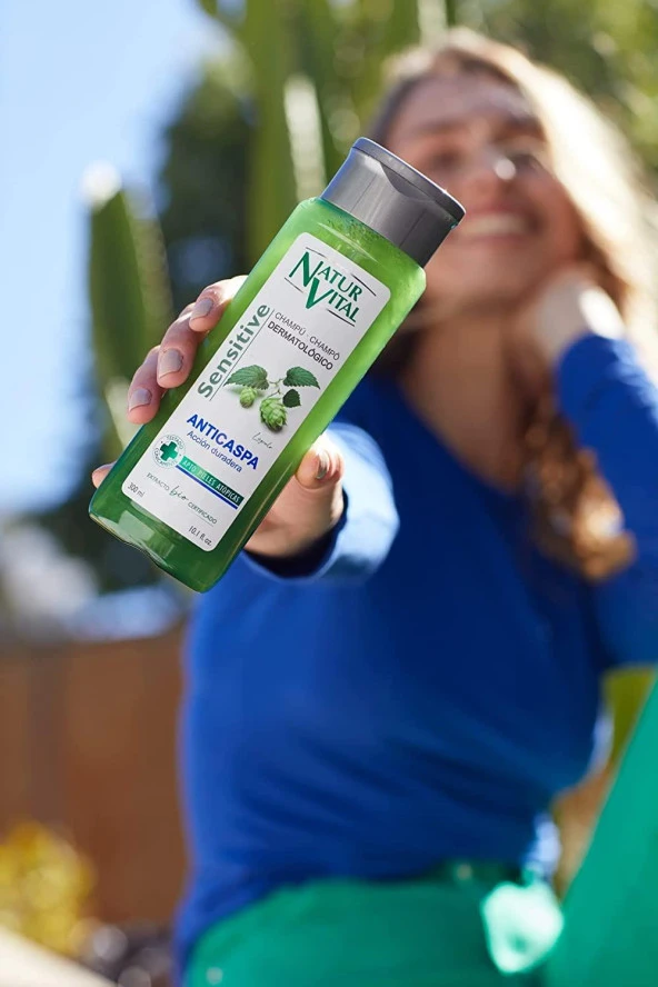 Natur Vital Organik Şampuan Kepeğe Karşı Doğal Etkili 300 ml Hops - Resim 4
