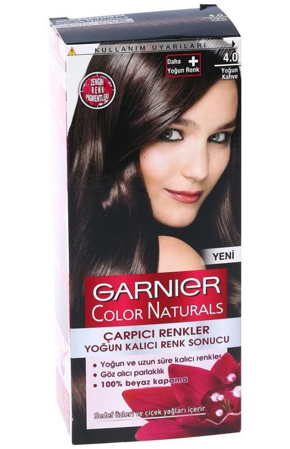 Garnier Çarpıcı Renkler 4.0 Yoğun Kahve Saç Boyası