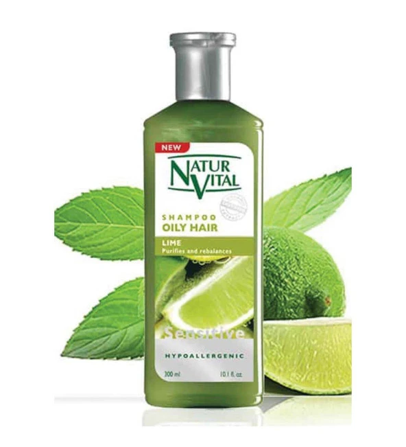 Natur Vital Sensetive Organik Şampuan Yağlı Saçlar 300 ml Lime - 5