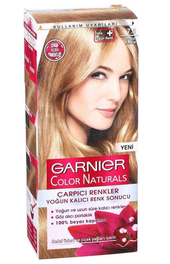 Garnier Çarpıcı Renkler 7.0 Yoğun Kumral Saç Boyası