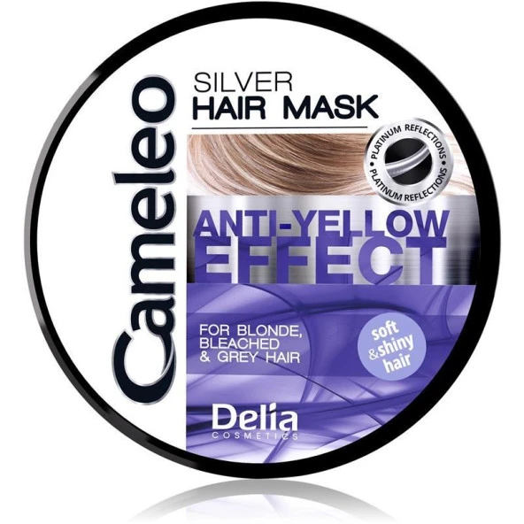 Cameleo Silver Saç Maskesi 200ml Turunculaşma Karşıtı Doğal Cila