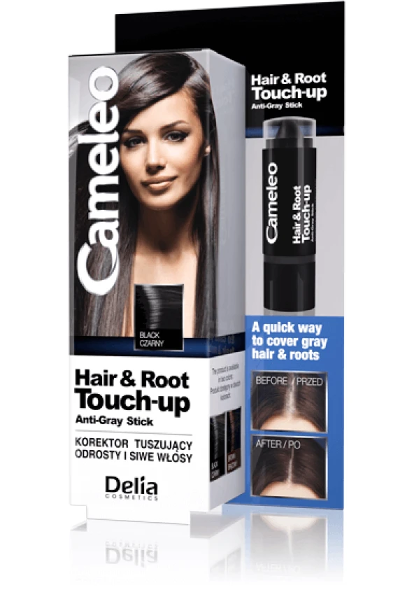 Delia Stick Saç Beyaz Kapatıcı Siyah Rötuş İçin Saç Ruju