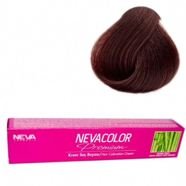 Neva Color Tüp Saç Boyası 5.0 Yoğun Açık Kahve  50 Gr + Oksidan Sıvısı 50 Ml