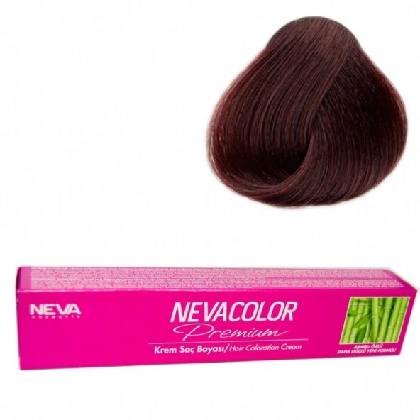 Neva Color Tüp Saç Boyası 4 Kahve 50 Gr + Oksidan Sıvısı 50 Ml - 1