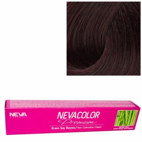 Neva Color Tüp Saç Boyası 3.4 Koyu Kestane 50 Gr + Oksidan Sıvısı 50 Ml