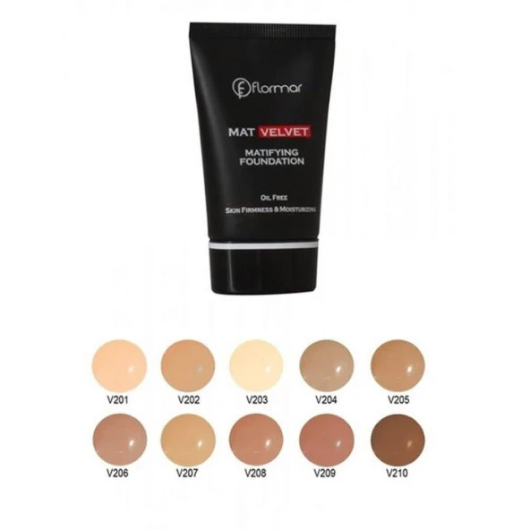 Flormar Mat Velvet Matlaştırıcı Fondöten V210 - Resim 2