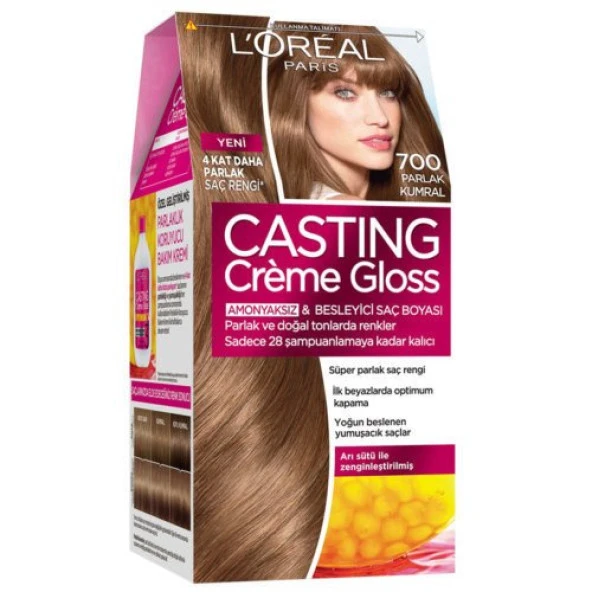 Loreal Casting Creme Gloss Saç Boyası 700 Parlak Kumral