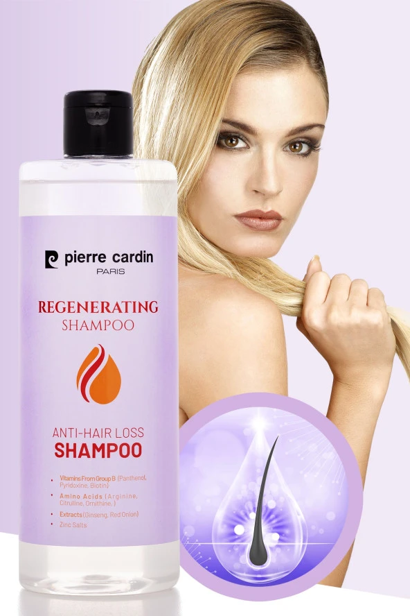 Pierre Cardin Anti-hair Loss Shampoo - Saç Dökülmesine Karşı Şampuan 400 Ml - 39620