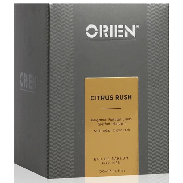 Orien Citrus Rush Edp Erkek Parfüm 100 Ml