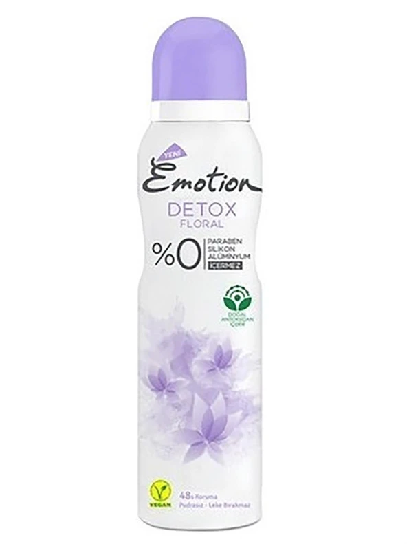 Emotion Deodorant Detox Floral 150 ml Bayan