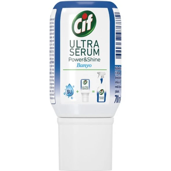 Cif Power-Shine Banyo 750 ML + Ultra Serum Banyo Kireç Çözücü - 3