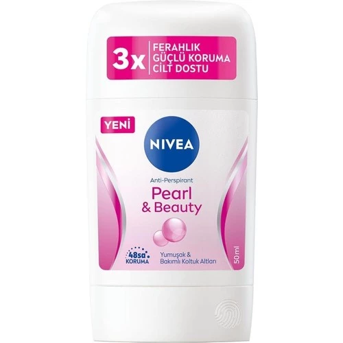 Nivea Stick Kadın Pearl Beauty 50 Ml - 2