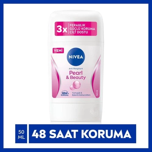 Nivea Stick Kadın Pearl Beauty 50 Ml