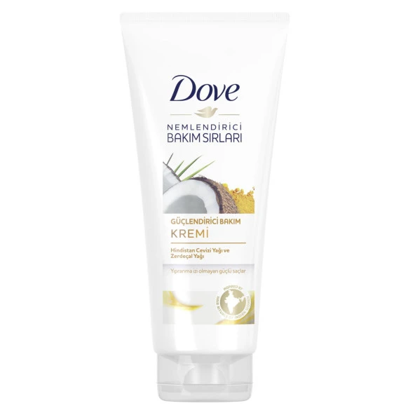 Dove  Saç Kremi 170 Ml Nemlendirici Bakım Sırları Hindistan Cevizi ve Zerdeçal - 1