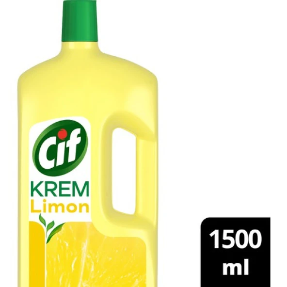 Cif Krem 1500 Ml Limon Kokulu Yüzey Temizleyici
