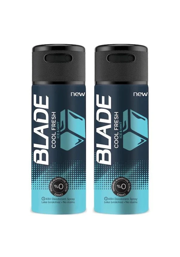 Blade 2 X Cool Fresh Deodorant Spray 150 Ml Erkek
