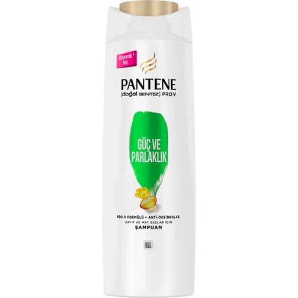 Pantene Şampuan Güç ve Parlaklık 600 Ml Doğal Sentez - 2