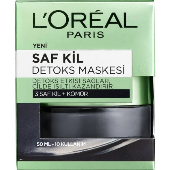 Loreal Paris Saf Kil Maske Detoks 50 Ml Pure Clay - Resim 3
