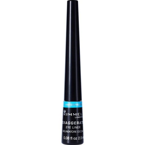 Rimmel London Exaggerate Waterproof Eyeliner 003 Siyah - 2