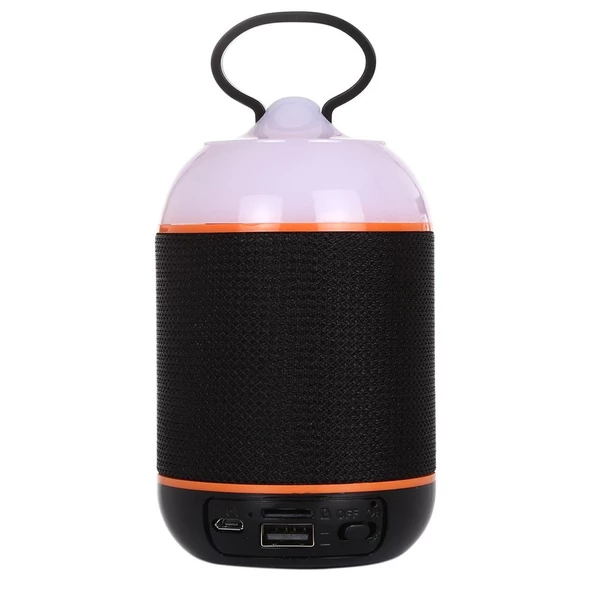 TG TG605 USB/SD/FM/BLUETOOTH DESTEKLİ TAŞINABİLİR LED IŞIKLI WIRELESS HOPARLÖR - SPEAKER - 3