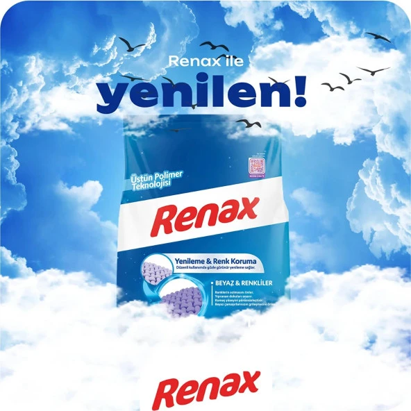 Renax Matik Toz Çamaşır Makinesi Deterjanı 8 Kg Renkli ve Beyazlar İçin - 4