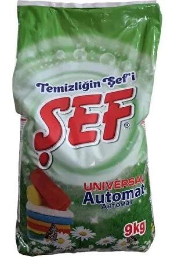 Şef Matik Toz Çamaşır Makinesi Deterjanı 9 Kg Renkli ve Beyazlar İçin Bahar Rüzgarı - 2