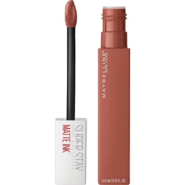 Maybelline Likit Mat Ruj 70 - SuperStay Matte Ink Liquid Lipstick 70 Amazonian - Resim 4