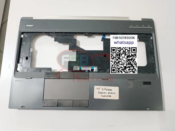 HP EliteBook 8560W 8570W Klavye Kasa Üst Kasa 652652-001 - 1