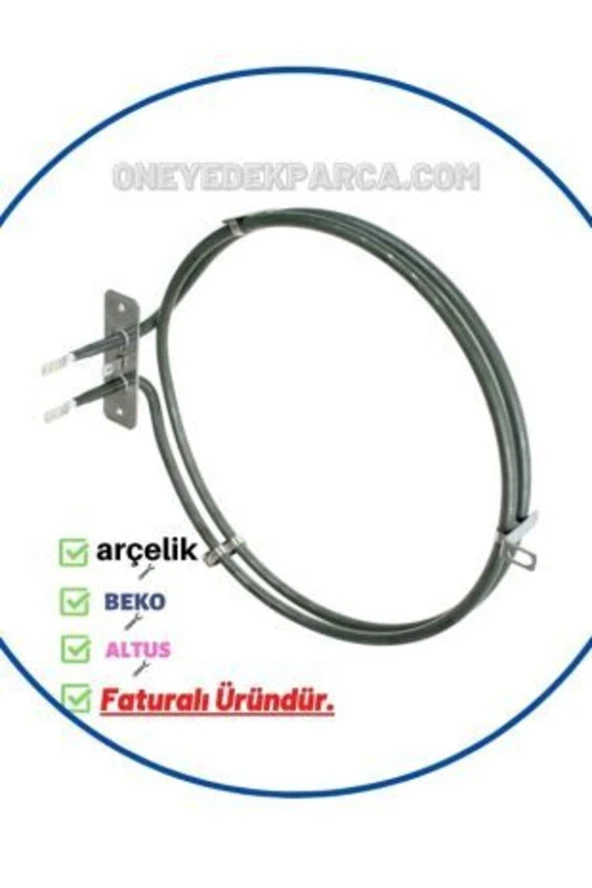 Arçelik 1501 T Fırın Rezistansı Turbo Rezistans 2100w (Kutulu Ürün)