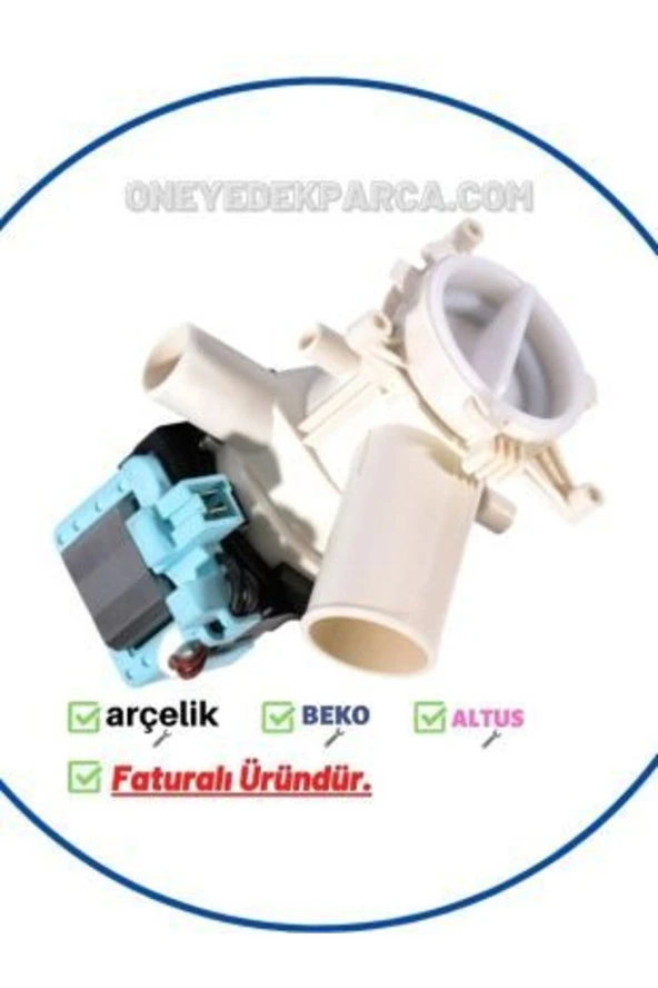 Arçelik 7104 HSE Çamaşır Makinesi Pompa Motoru