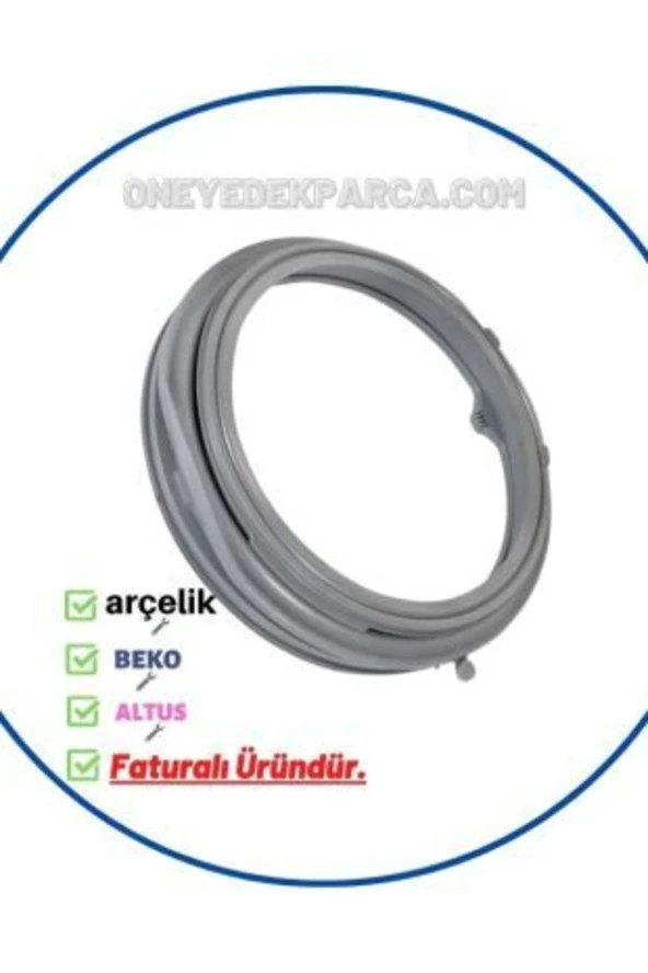 Beko D2 6082 E Çamaşır Makinesi Körük Lastiği, Kazan Körüğü
