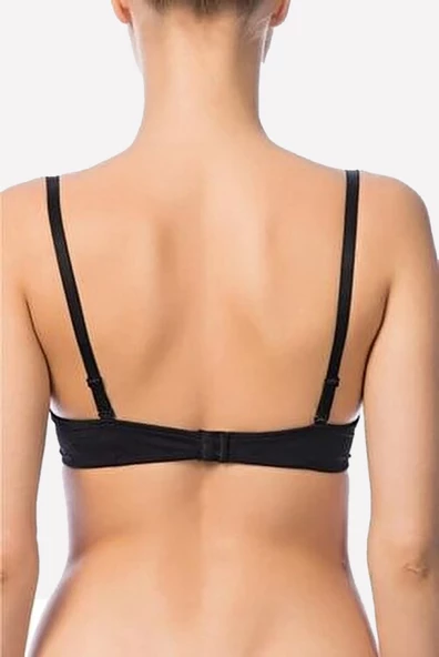 Siyah Push Up Dolgulu Sütyen - Resim 2