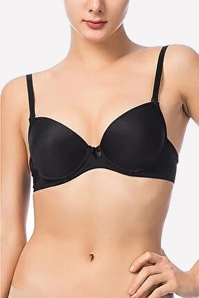 Siyah Push Up Dolgulu Sütyen ürün görseli 1