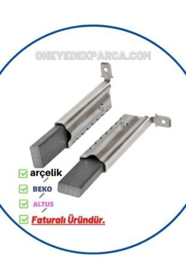 Beko D2 7101 E Çamaşır Makinesi Motor Kömürü (2adet) ürün görseli 1