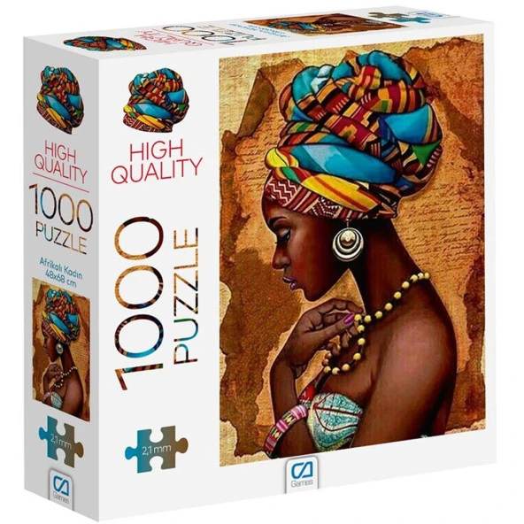 Ca Puzzle 1000 Parça Afrikalı Kadın 7041