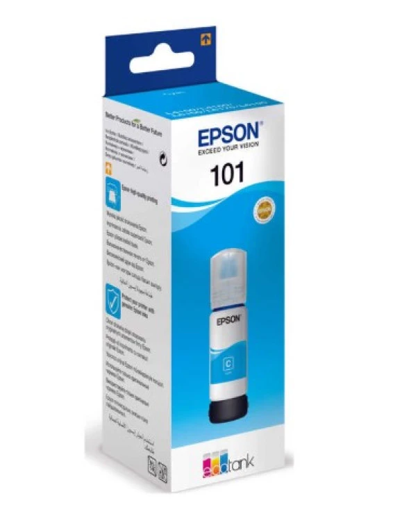 Epson 101C Mavi Orjinal Mürekkep