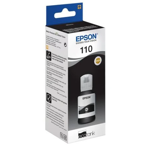 Epson 110  (C13T03P14A) Siyah Orjinal Mürekkep Yüksek Kapasiteli