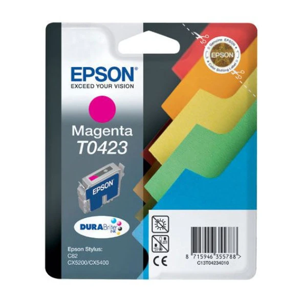 Epson C13T04234020 (T0423) Kırmızı Orjinal Kartuş